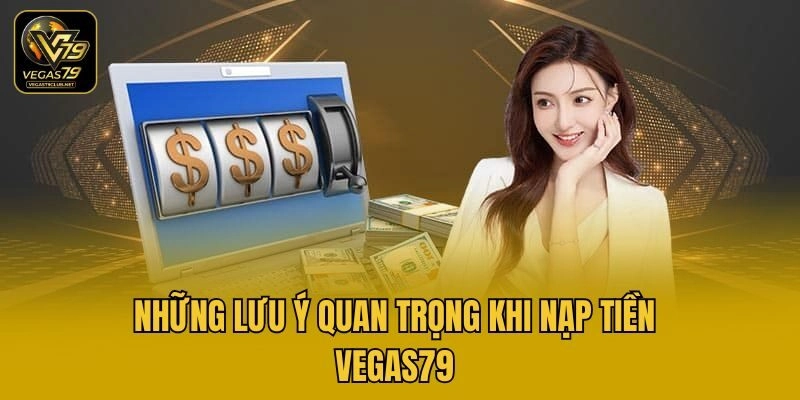 Những lưu ý quan trọng khi nạp tiền Vegas79